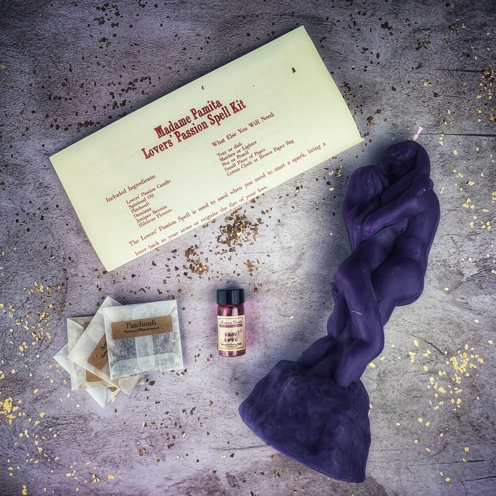 Lovers Passion Candle Spell Kit - Ignite Romance & Desire