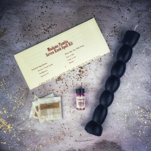 Seven Knob Candle Spell Kit - Seven-Day Manifestation Magic
