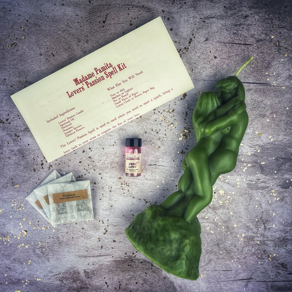 Lovers Passion Candle Spell Kit - Ignite Romance & Desire