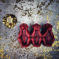 Beeswax Three Wise Monkeys Spell Candle - Stop Jealous Gossip & Silence Enemies Magic