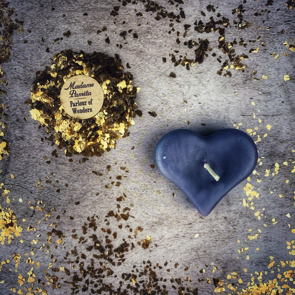 Mini Heart Candle Spell Kit - Love Influence & Emotional Healing Magic