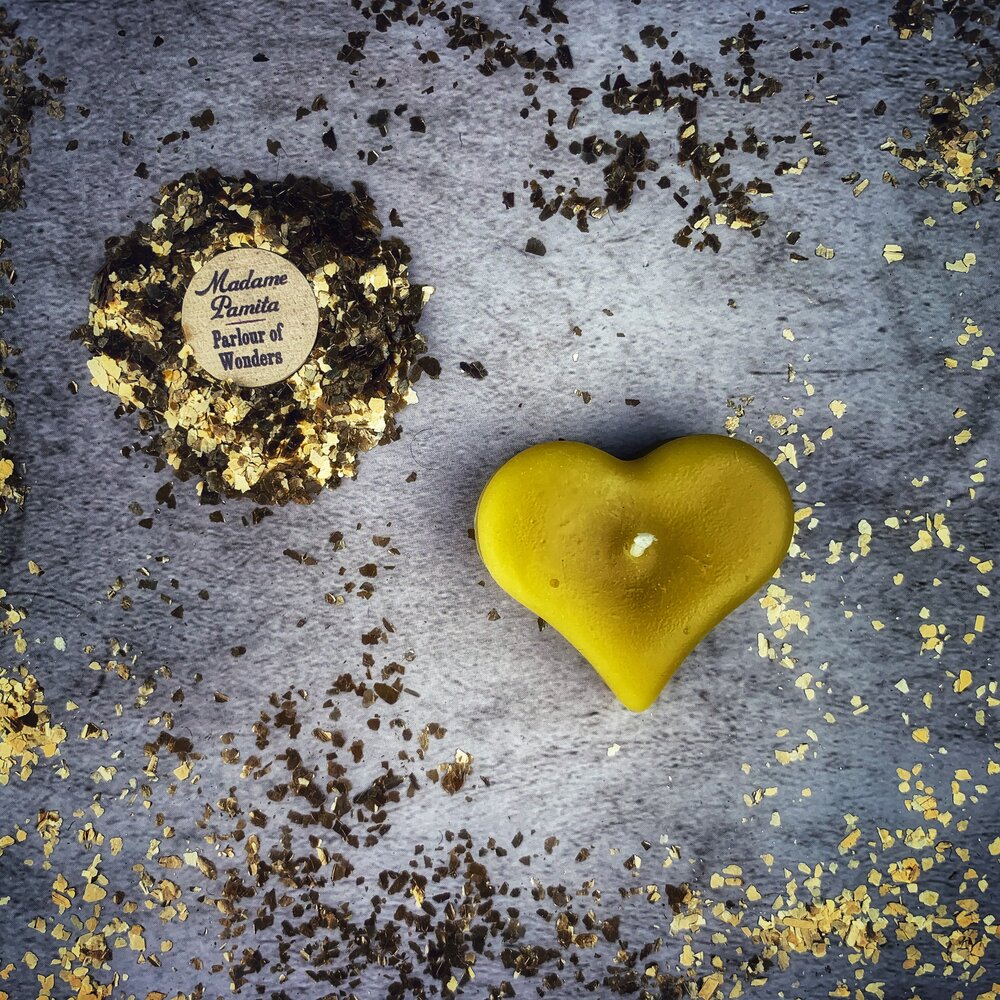 Mini Heart Candle Spell Kit - Love Influence & Emotional Healing Magic