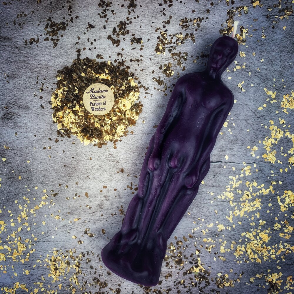 Male Figural Candle Spell Kit - Sympathetic Magic & Personal Power