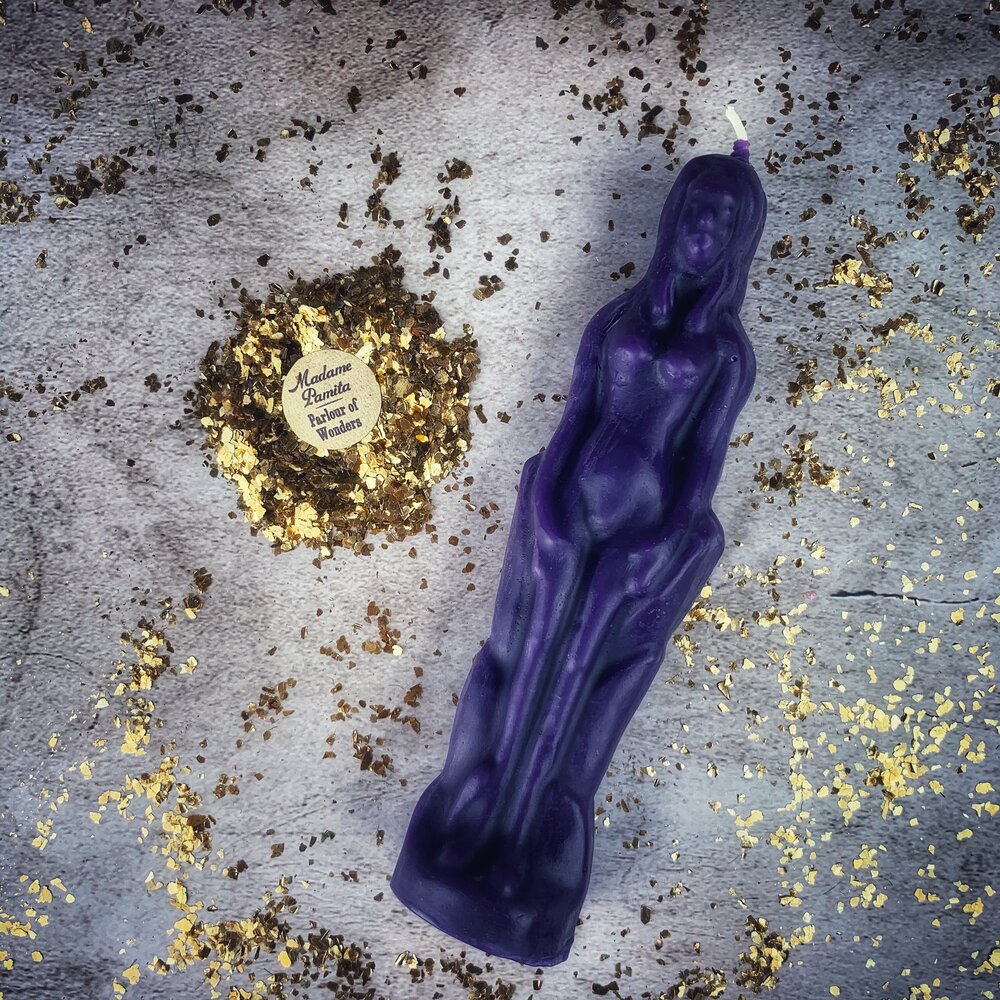 Female Figural Candle Spell Kit - Sympathetic Magic & Personal Power