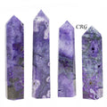 Purple Moss Agate Tower 1 Kilo Lot