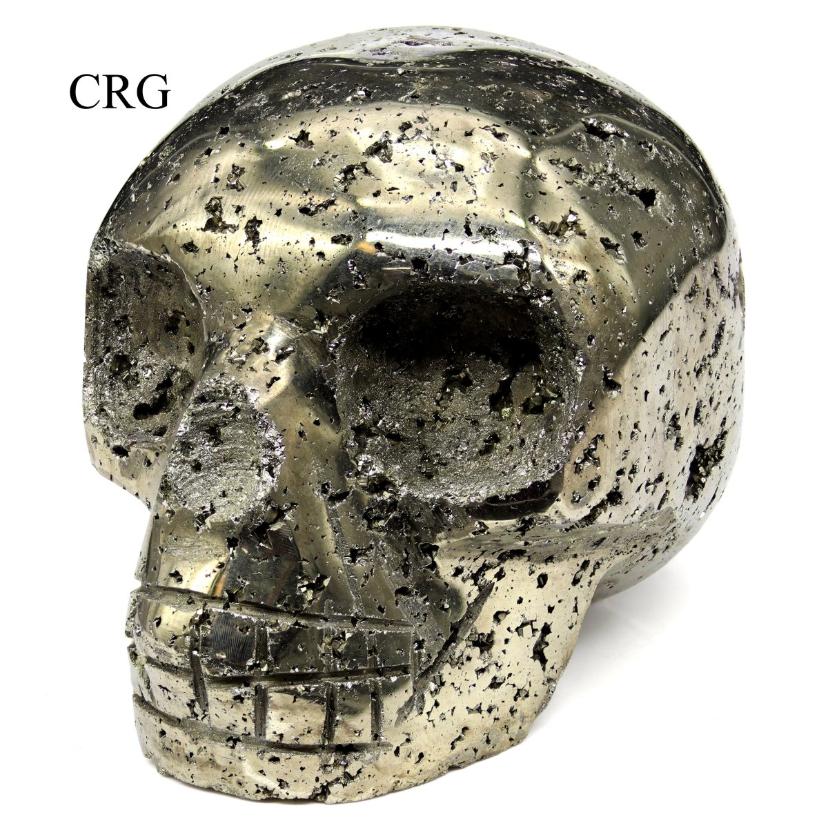 Pyrite Skull Carving (1 Piece) Size 45 to 55 mm Crystal Gemstone Shape
