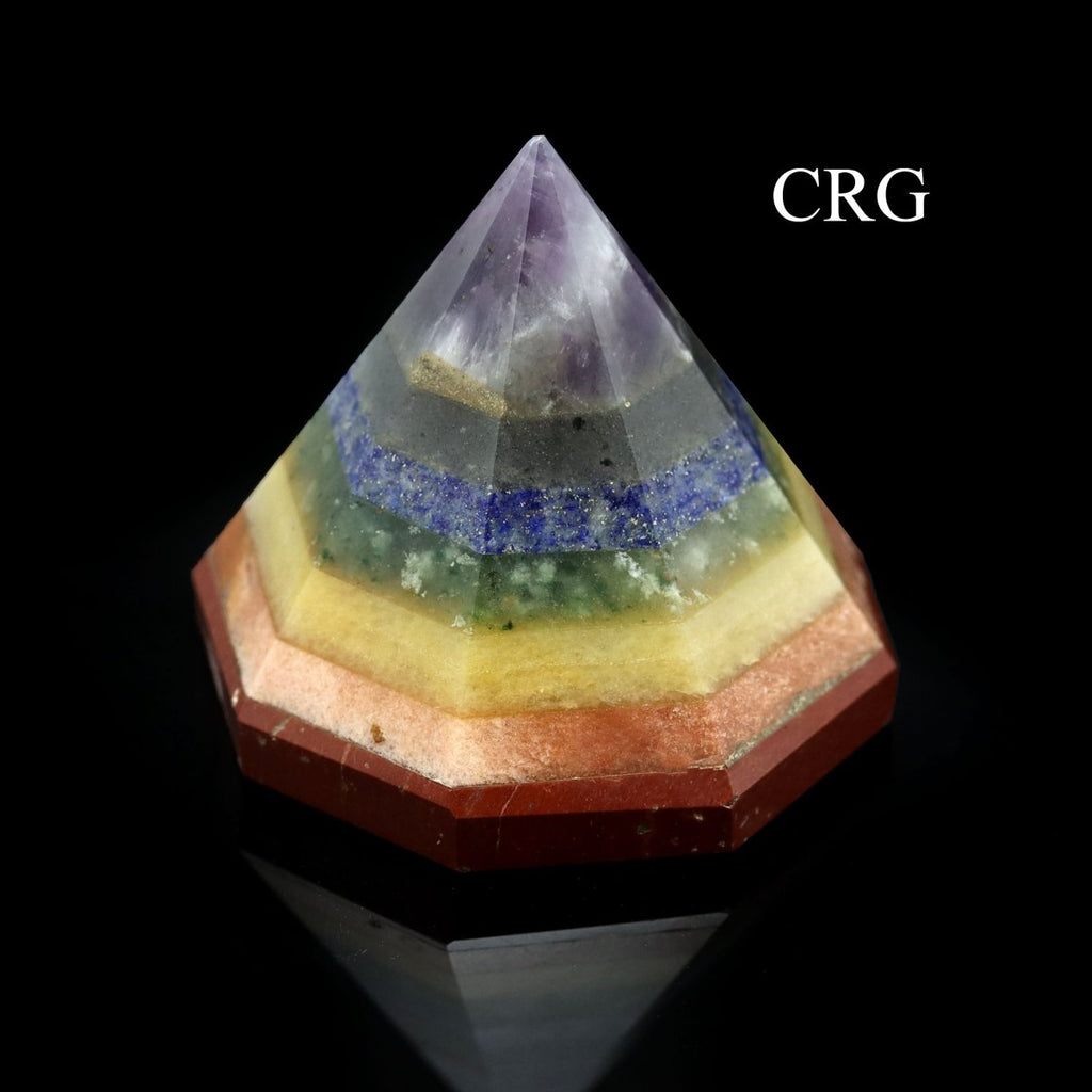 QTY 1 - 7 Stone Décor Diamond Point / 2" Avg