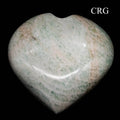 QTY 1 - Amazonite Puffy Heart / XL Palm Size