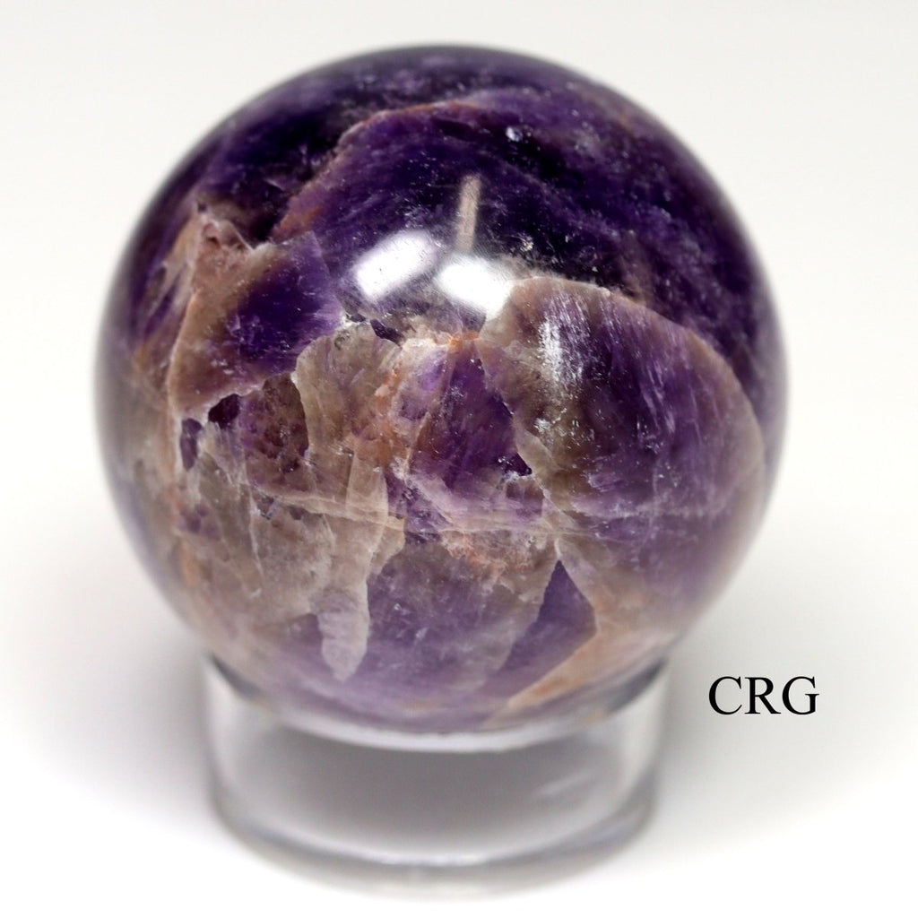 QTY 1 - Amethyst Gemstone Sphere / 50mm AVG