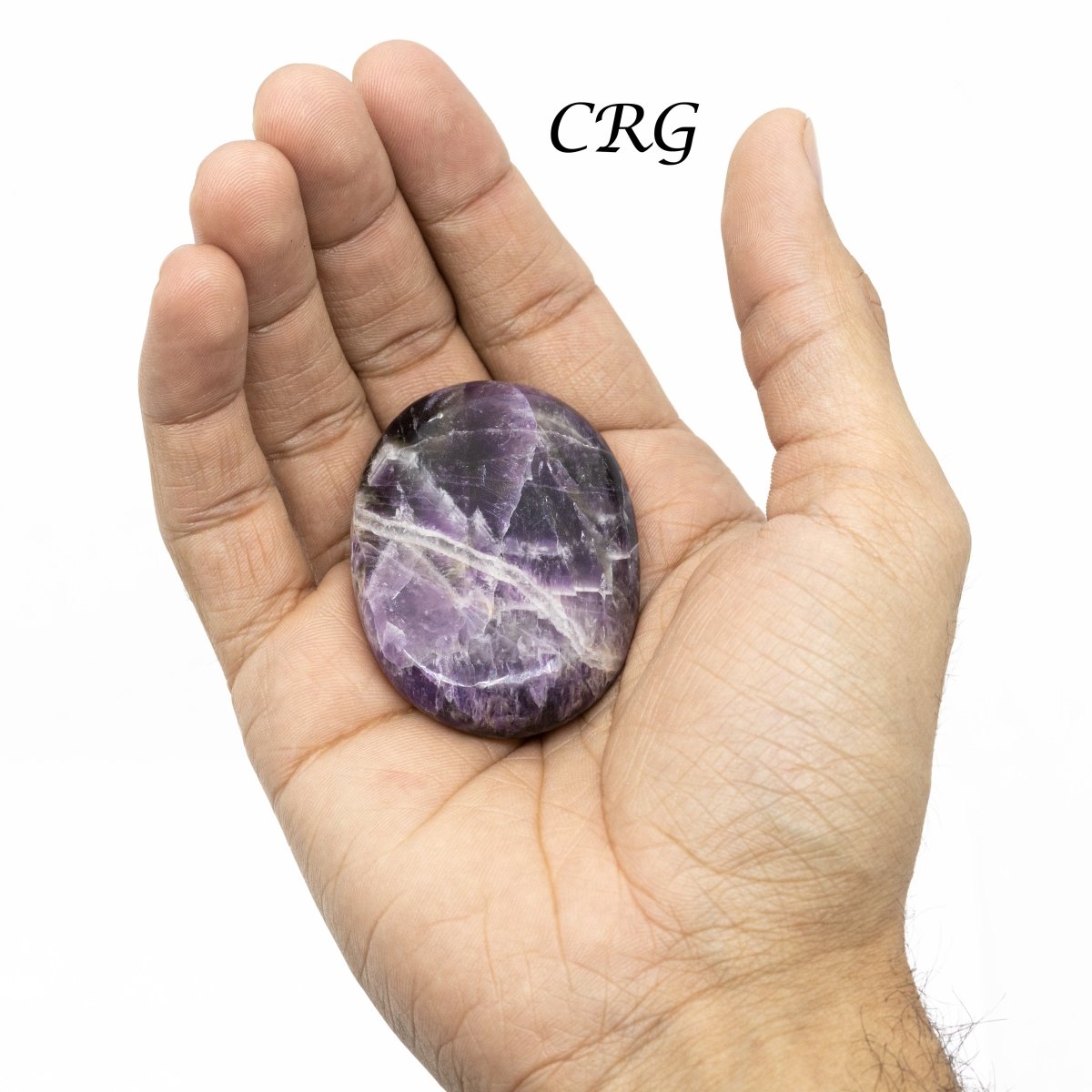 QTY 1 - Amethyst Palm Stone / 2" Avg