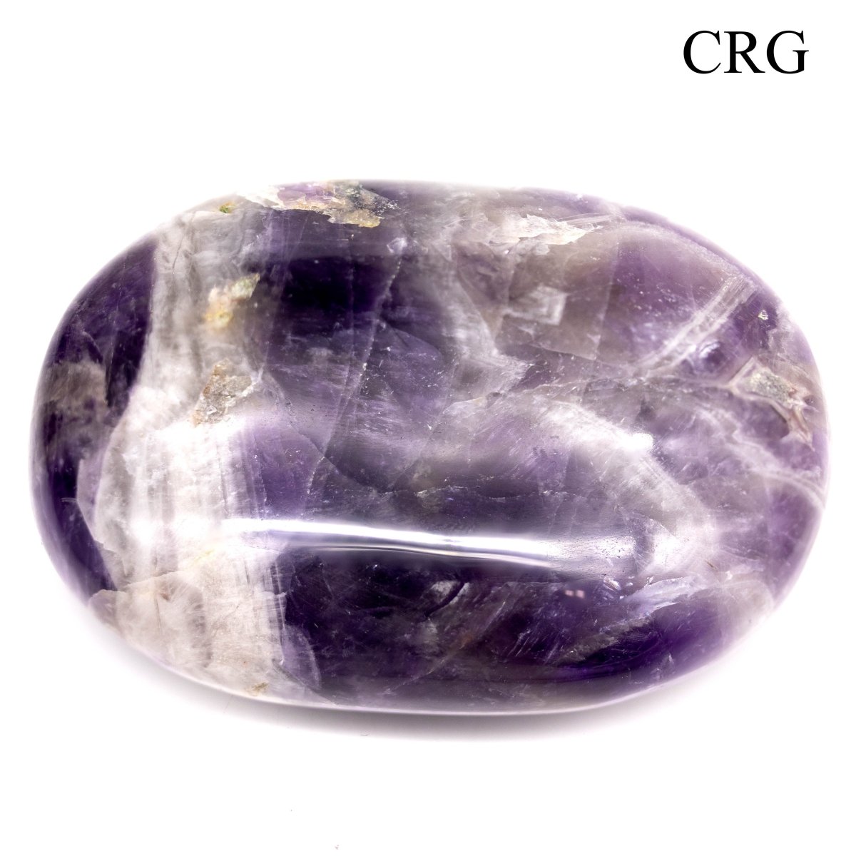 QTY 1 - Amethyst Palm Stone from India / 50 MM AVG