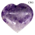 QTY 1 - Amethyst Puffy Heart / XL Palm Size