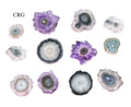 QTY 1 - Amethyst Stalactite Cabochon / 1-19 MM AVG