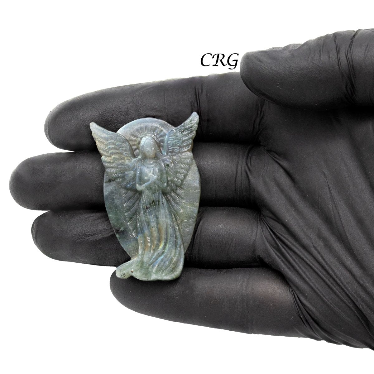 Angel Labradorite Super Flash Carving Qty-1