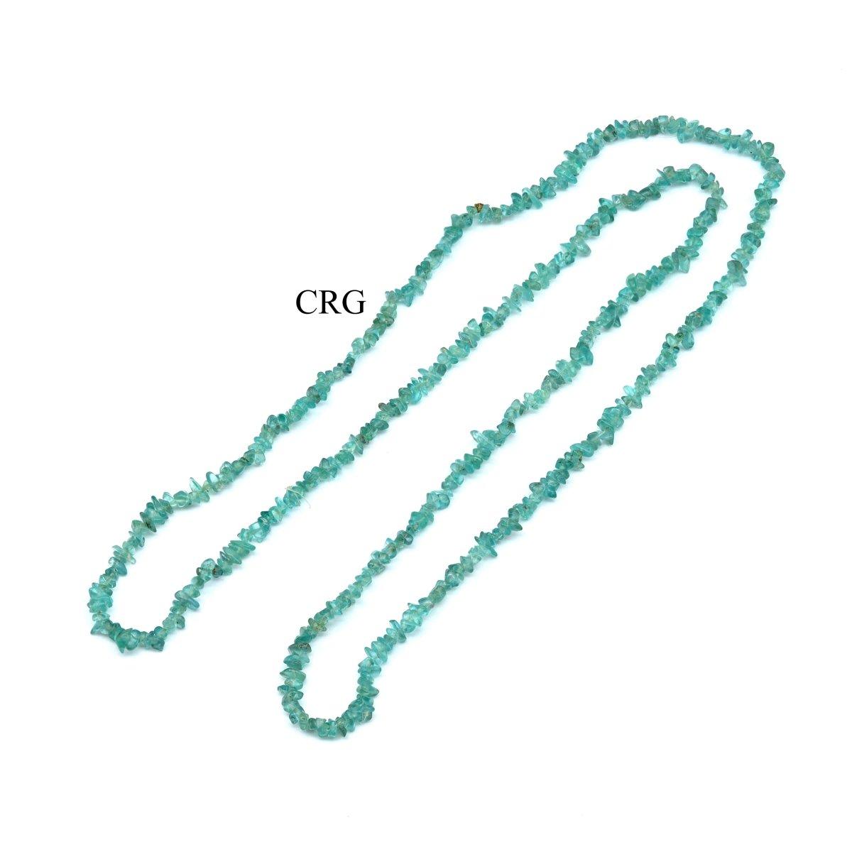 Apatite Strand Chip Necklace (32 Inches) (1 Piece) (INJD)