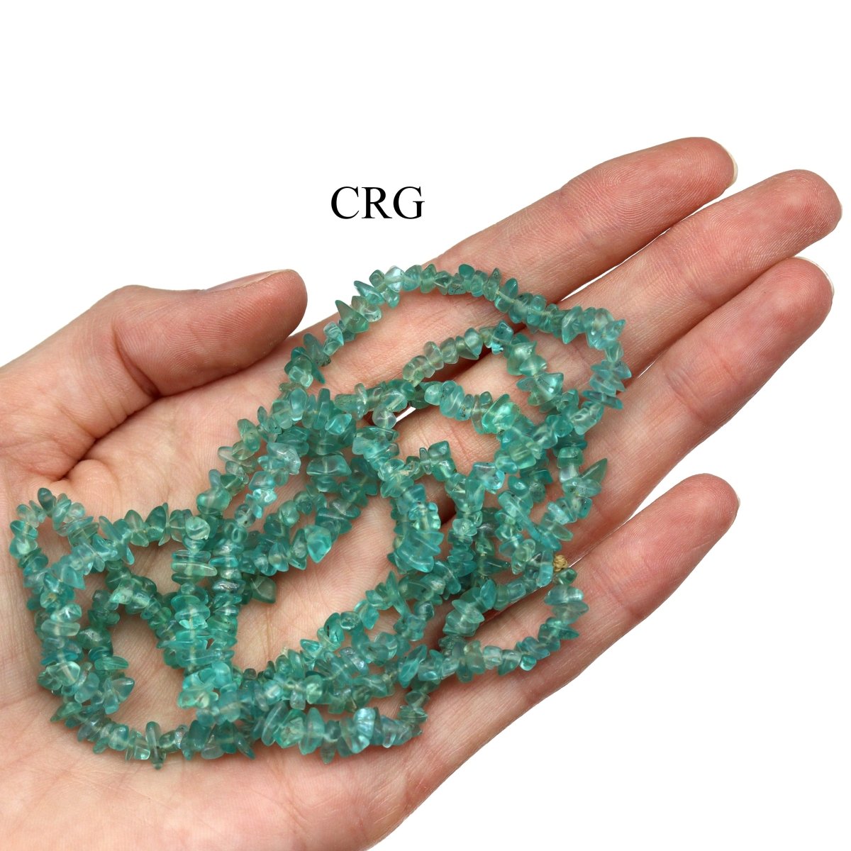 Apatite Strand Chip Necklace (32 Inches) (1 Piece) (INJD)