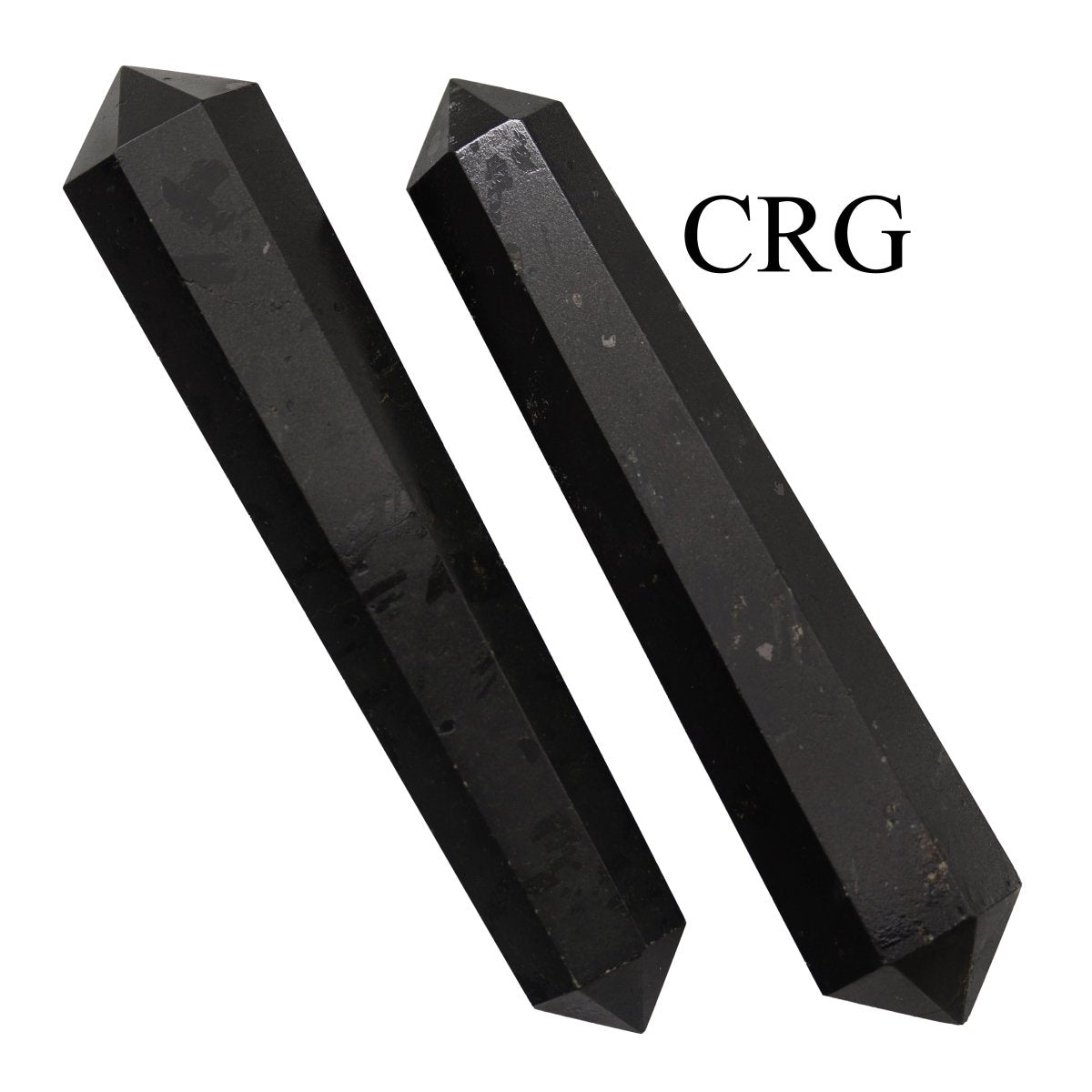 QTY 1 - Black Tourmaline Double Terminated Point / 3-5" AVG