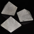 QTY 1 - Clear Quartz Pyramid from India / 1-3" avg