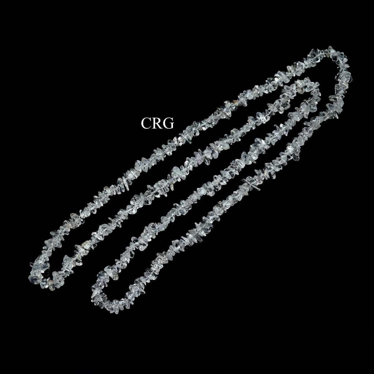 Crystal Quartz Strand Chip Necklace (32 Inches) (1 Piece)