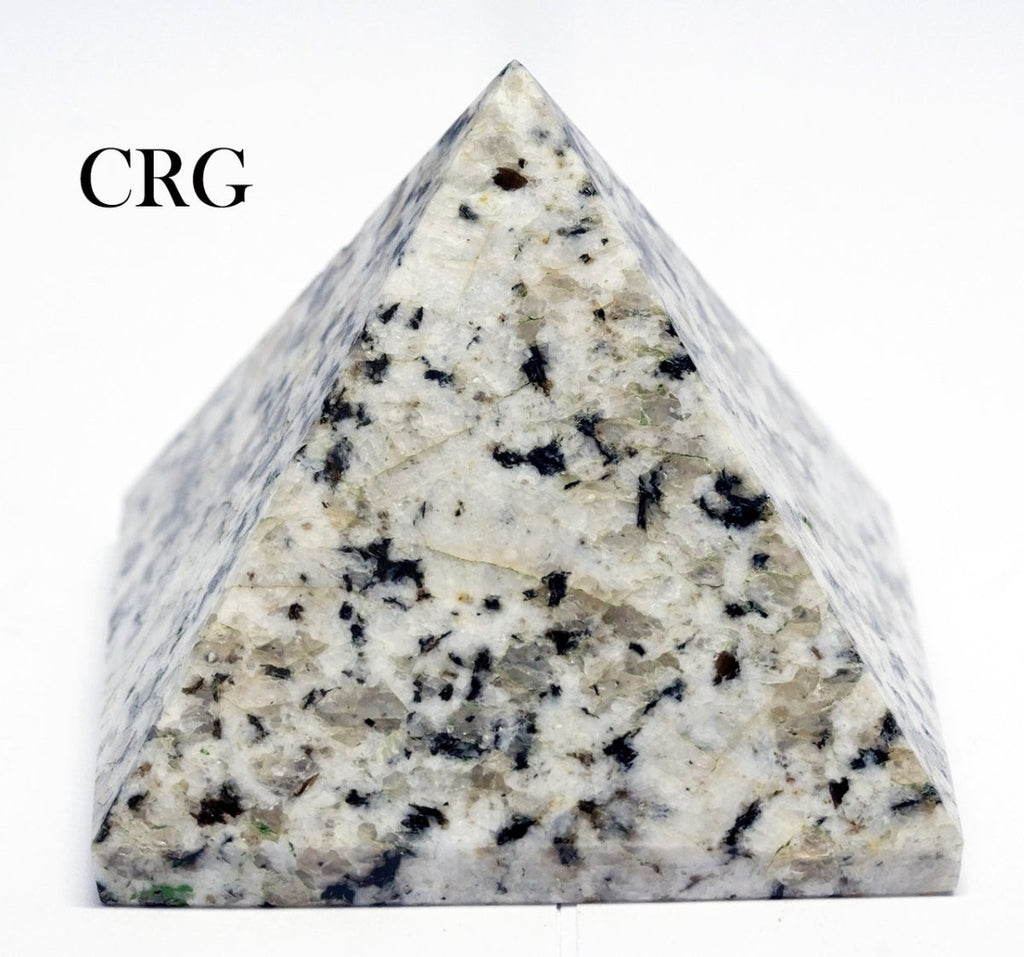 QTY 1 - Dalmatian Jasper Pyramid / 1-3" AVG
