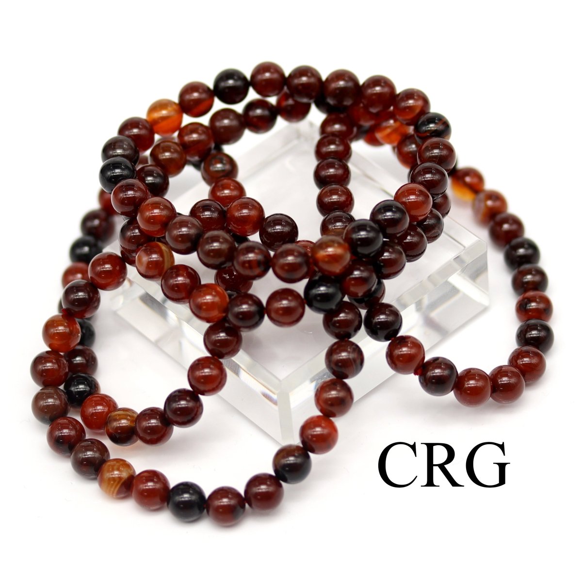 QTY 1 - Dream Agate Stretch Bracelet / 8mm AVG