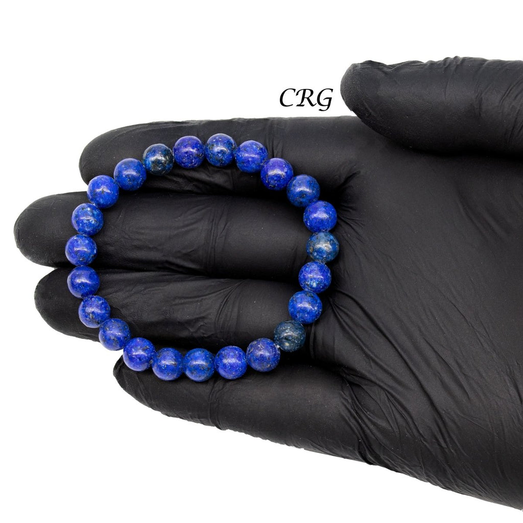 Dumortierite Tumbled Bead Stretch Bracelet  8mm (1 Piece)