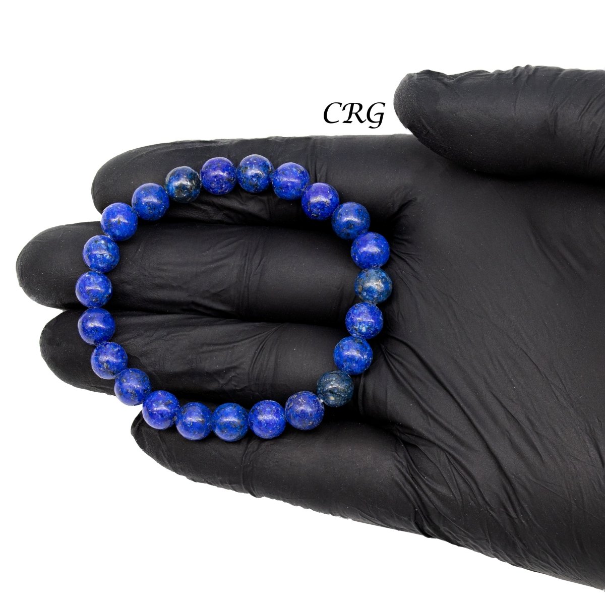 Dumortierite Tumbled Bead Stretch Bracelet  8mm (1 Piece)