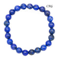 Dumortierite Tumbled Bead Stretch Bracelet  8mm (1 Piece)