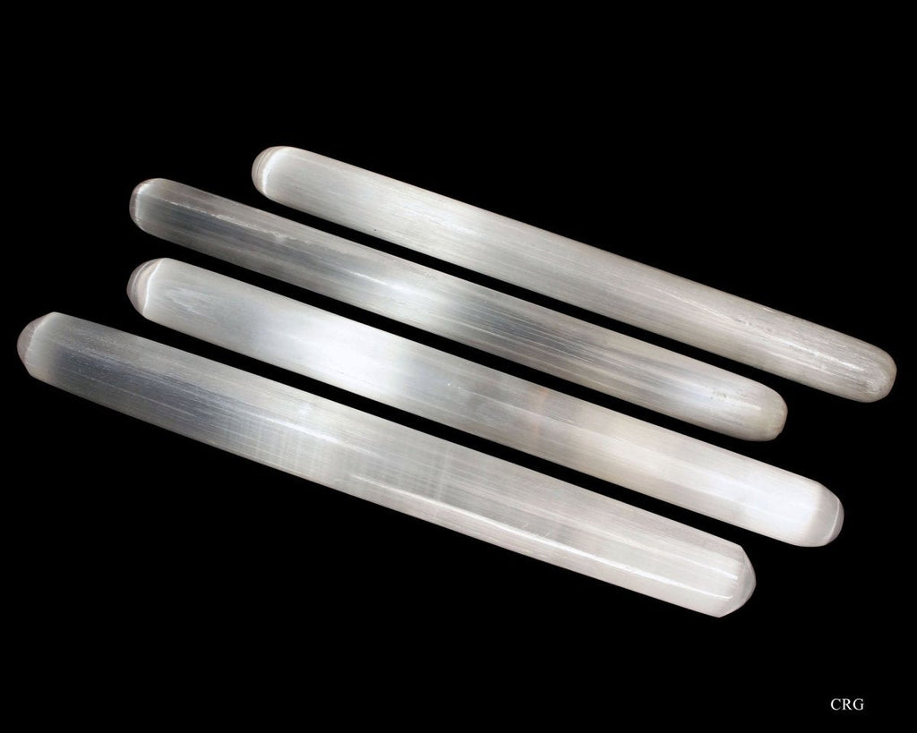 QTY 1 - Exclusive Large Selenite Wand / 11" AVG