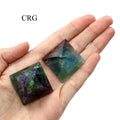 QTY 1 - Fluorite Pyramid from China / 30-40 MM AVG