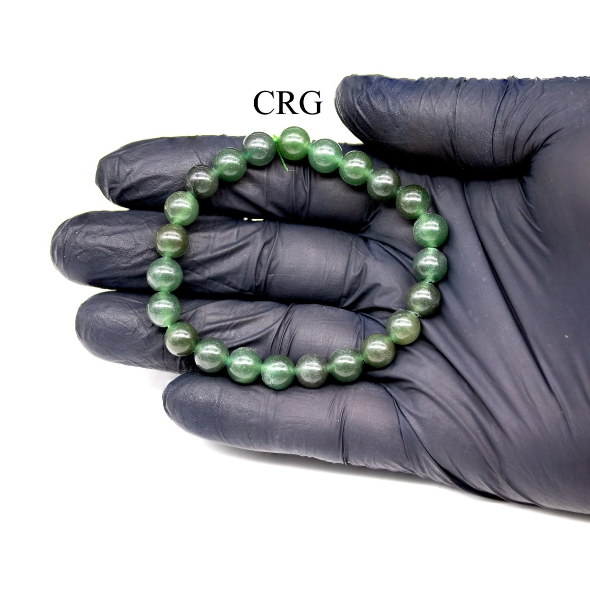 QTY 1 - Fluorite Tumbled Bead Stretch Bracelet / 8mm AVG