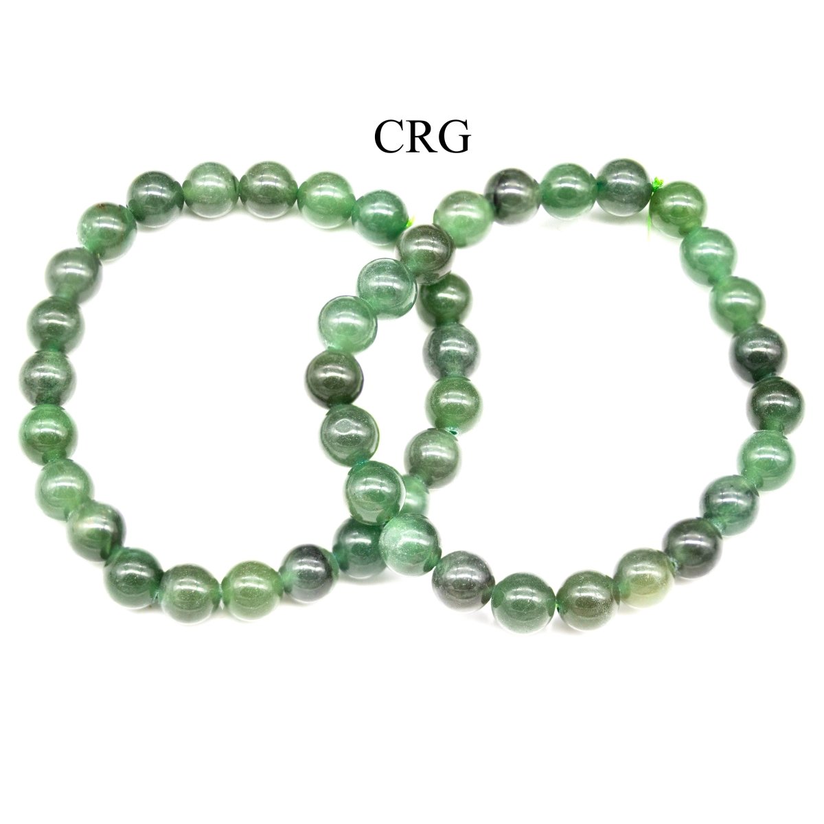 QTY 1 - Fluorite Tumbled Bead Stretch Bracelet / 8mm AVG