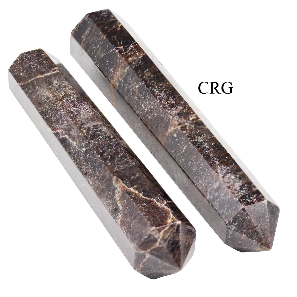 QTY 1 - Garnet Double Pointed Wand / 3-5" AVG