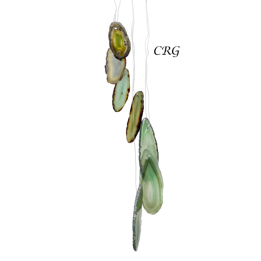 QTY 1 - Green Agate Wind Chime / Small