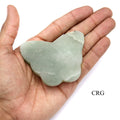 QTY 1 - Green Aventurine Butterfly / 3" AVG