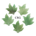 QTY 1 - Green Aventurine Leaf / 1.75"-2.5" avg.