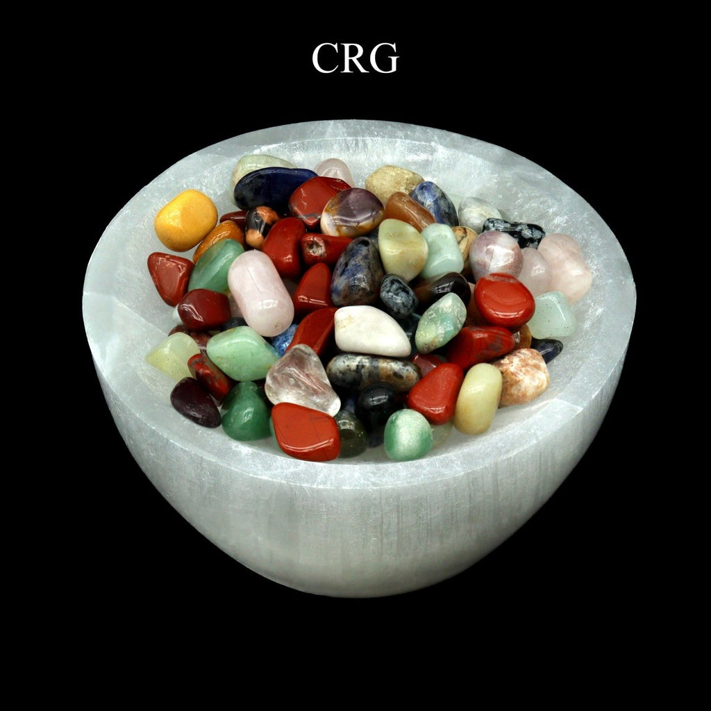 Hand Carved Selenite Bowl 10cm (1 Piece)
