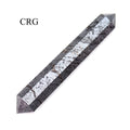 QTY 1 - Hematite Double Pointed Wand / 3-5" AVG
