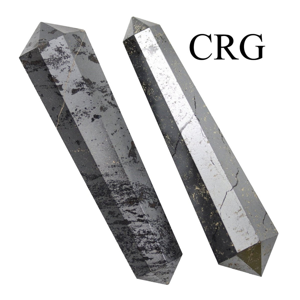 QTY 1 - Hematite Double Terminated Point / 3-5" AVG