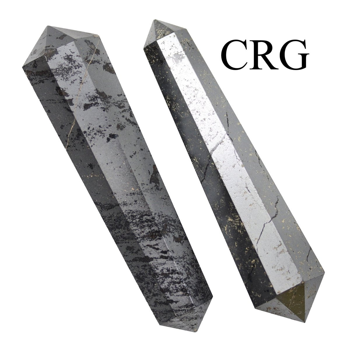 QTY 1 - Hematite Double Terminated Point / 3-5" AVG
