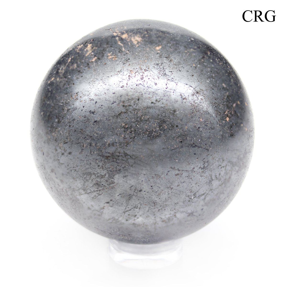 QTY 1 - Hematite Gemstone Sphere / 40-50mm AVG
