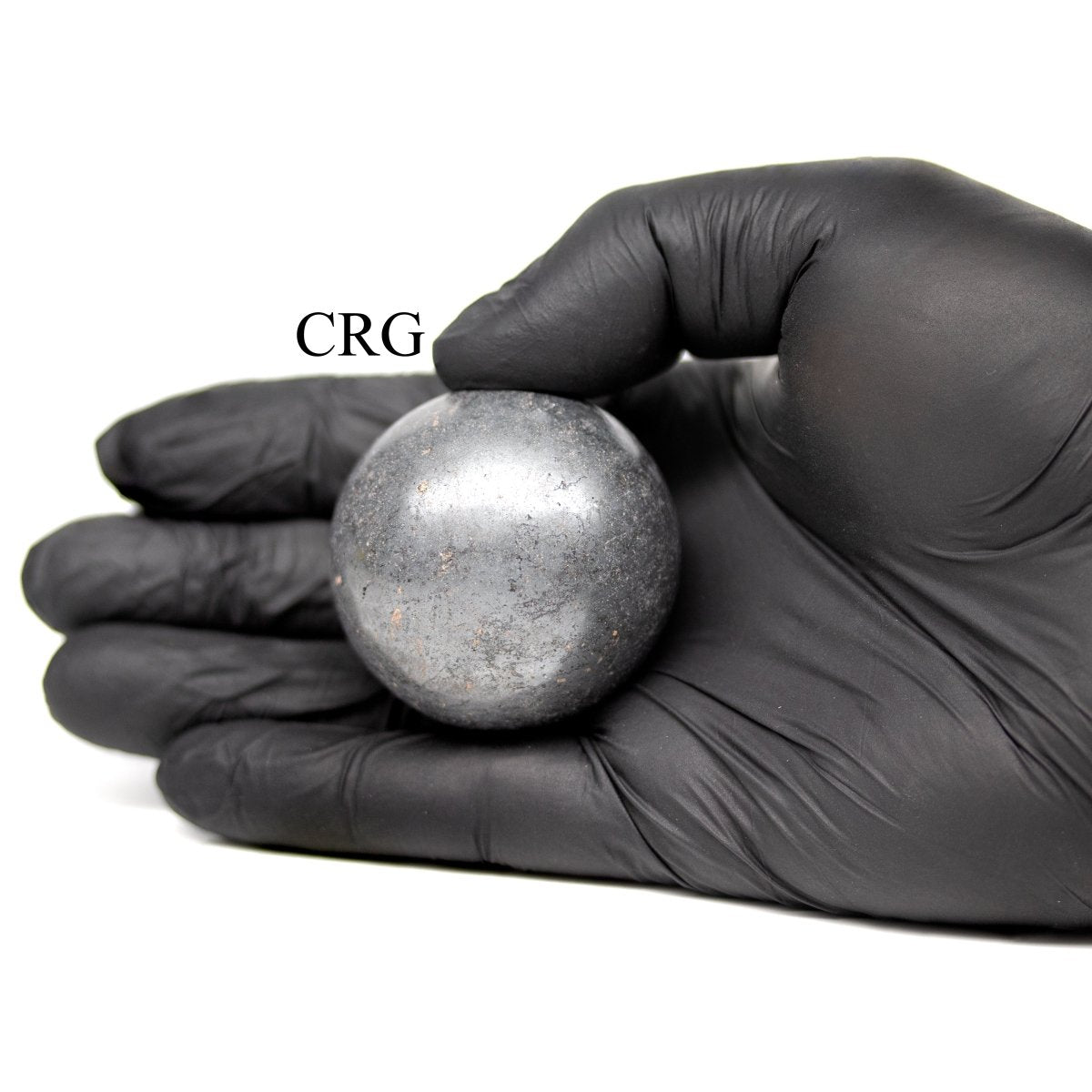 QTY 1 - Hematite Gemstone Sphere / 40-50mm AVG