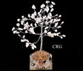 QTY 1 - Howlite 100 Chip Tree with Orgonite Pyramid Base / 7.5" AVG