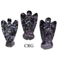 QTY 1 - Indigo Gabbro Gemstone Pocket Angel / 2" AVG