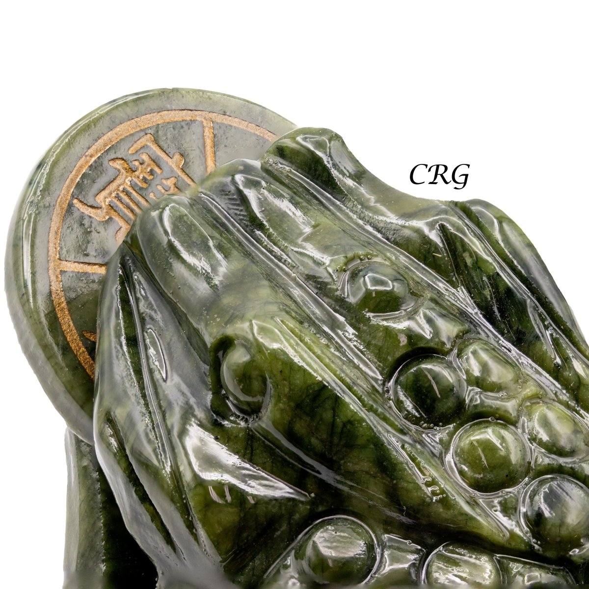 Qty 1. Jade Toad Good Luck Money Frog