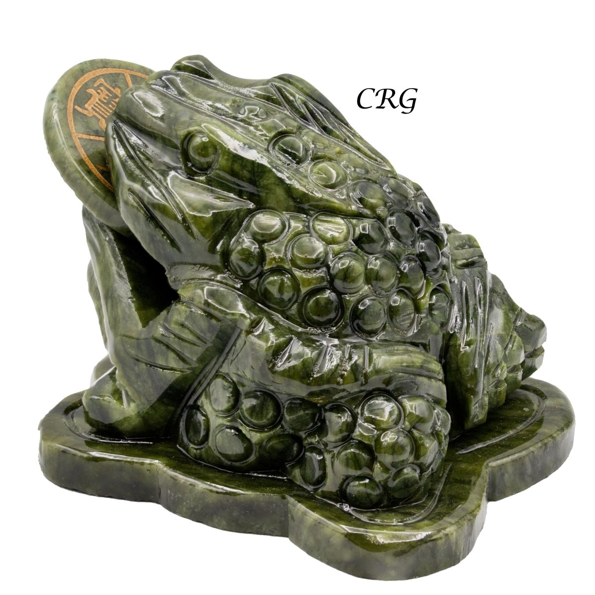 Qty 1. Jade Toad Good Luck Money Frog