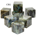 QTY 1 - Labradorite Cube / 2-3" Avg