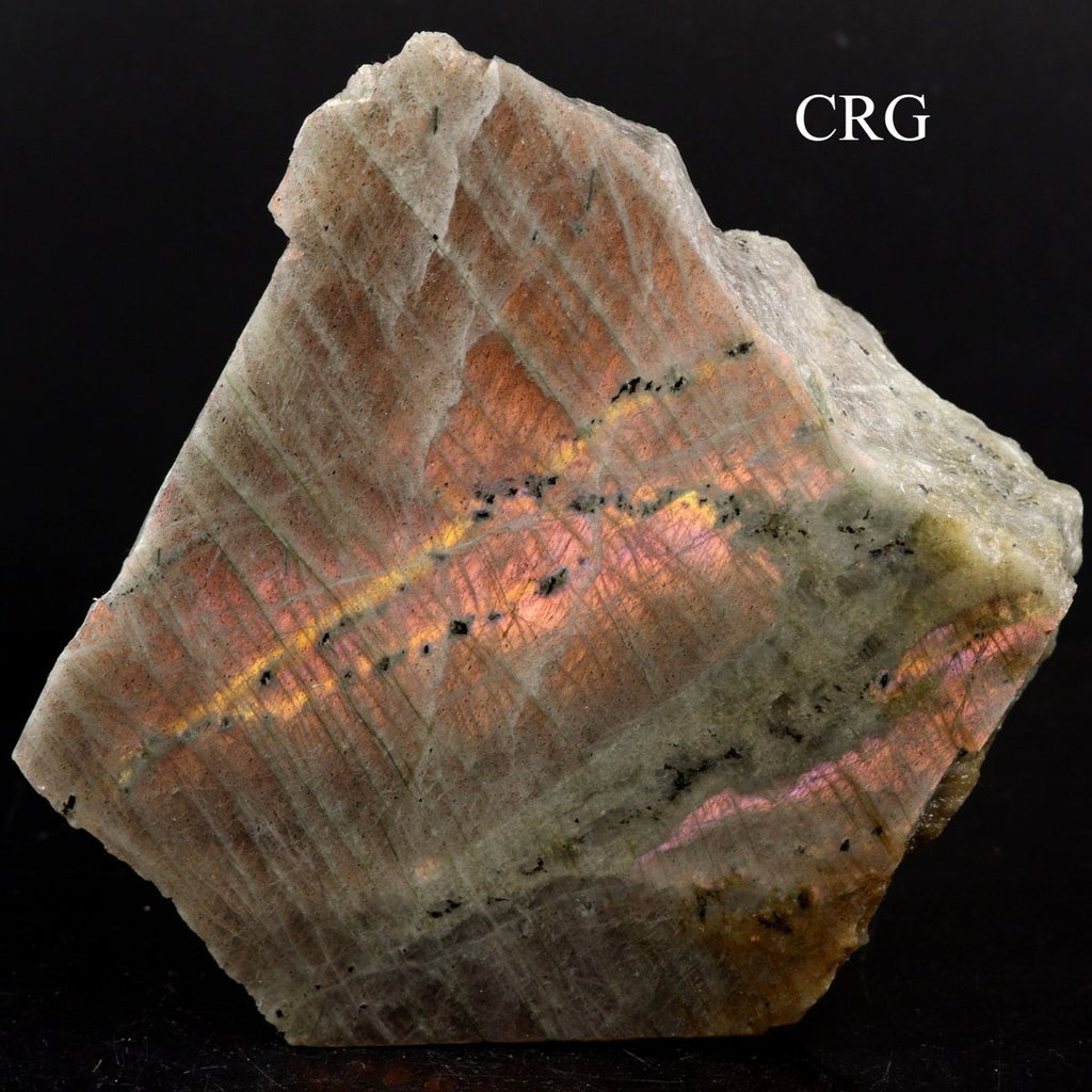 QTY 1 - Labradorite Fire Plaque / 4-6" AVG