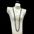 Lapis Lazuli Strand Chip Necklace (32 Inches) (1 Piece)