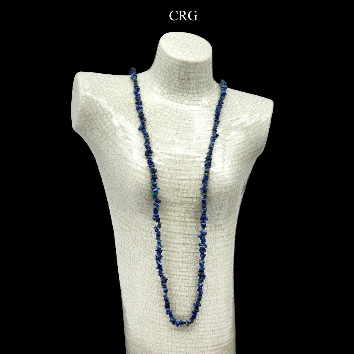 Lapis Lazuli Strand Chip Necklace (32 Inches) (1 Piece)